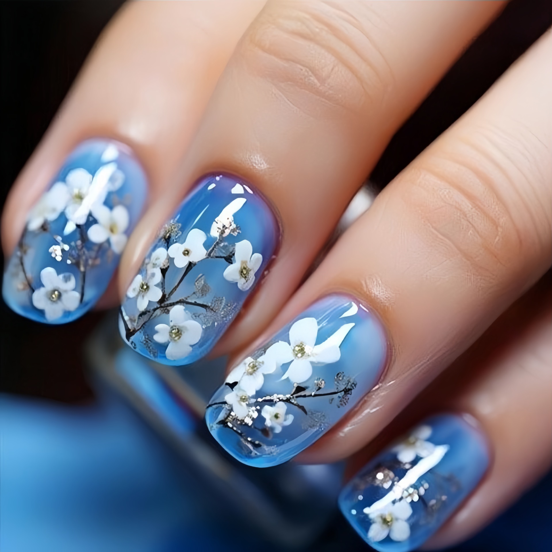 Press On Nail Set - Medium nepnagels voor dames meisjes Lente