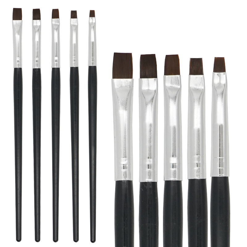 Nail Art Kaki - 5pcs Tandheelkundige Hars Borstel Pen Porselein