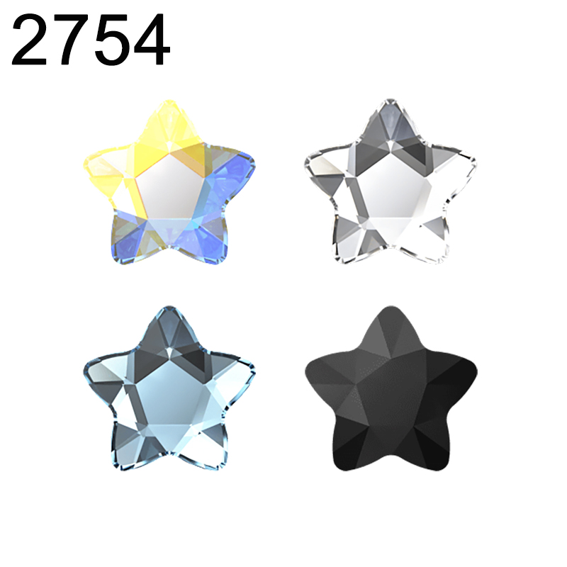 Nail Art Flower - Echte 2754 sterbloem plat geen hotfix