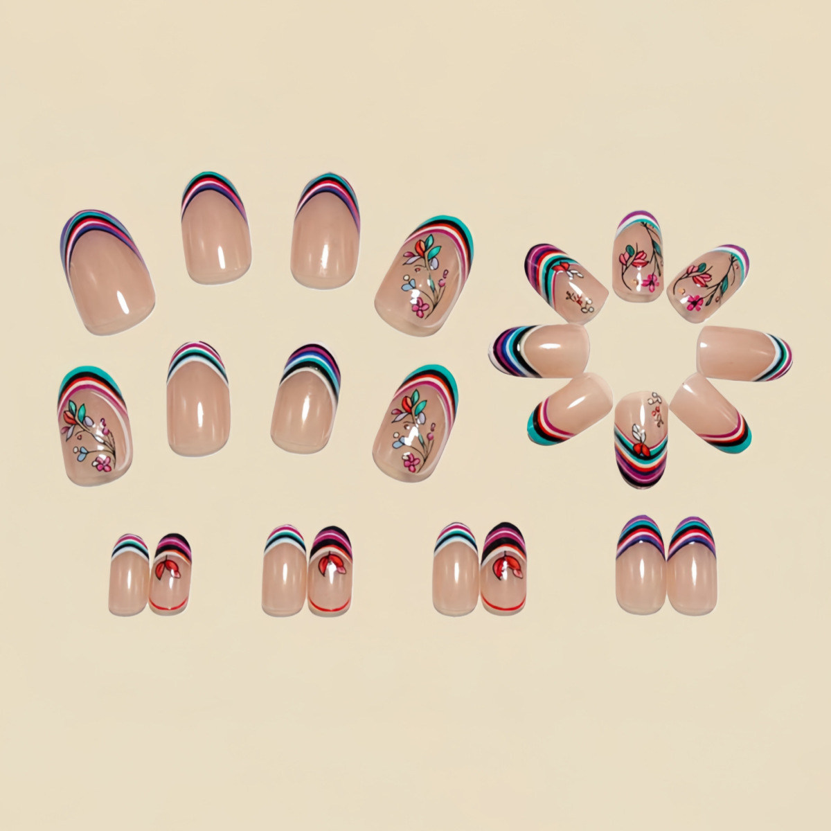 Medium nepnagels voor dames me - Press On Nail Set recensie en prijs
