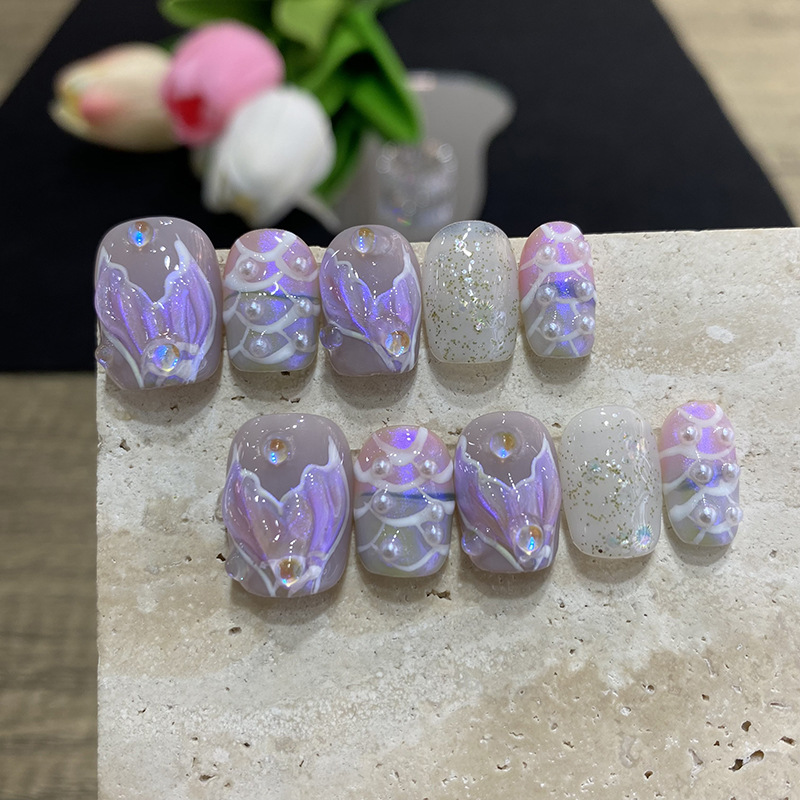 10 stuks vlinderbloem nepnagel - Nail Art Flower recensie en prijs