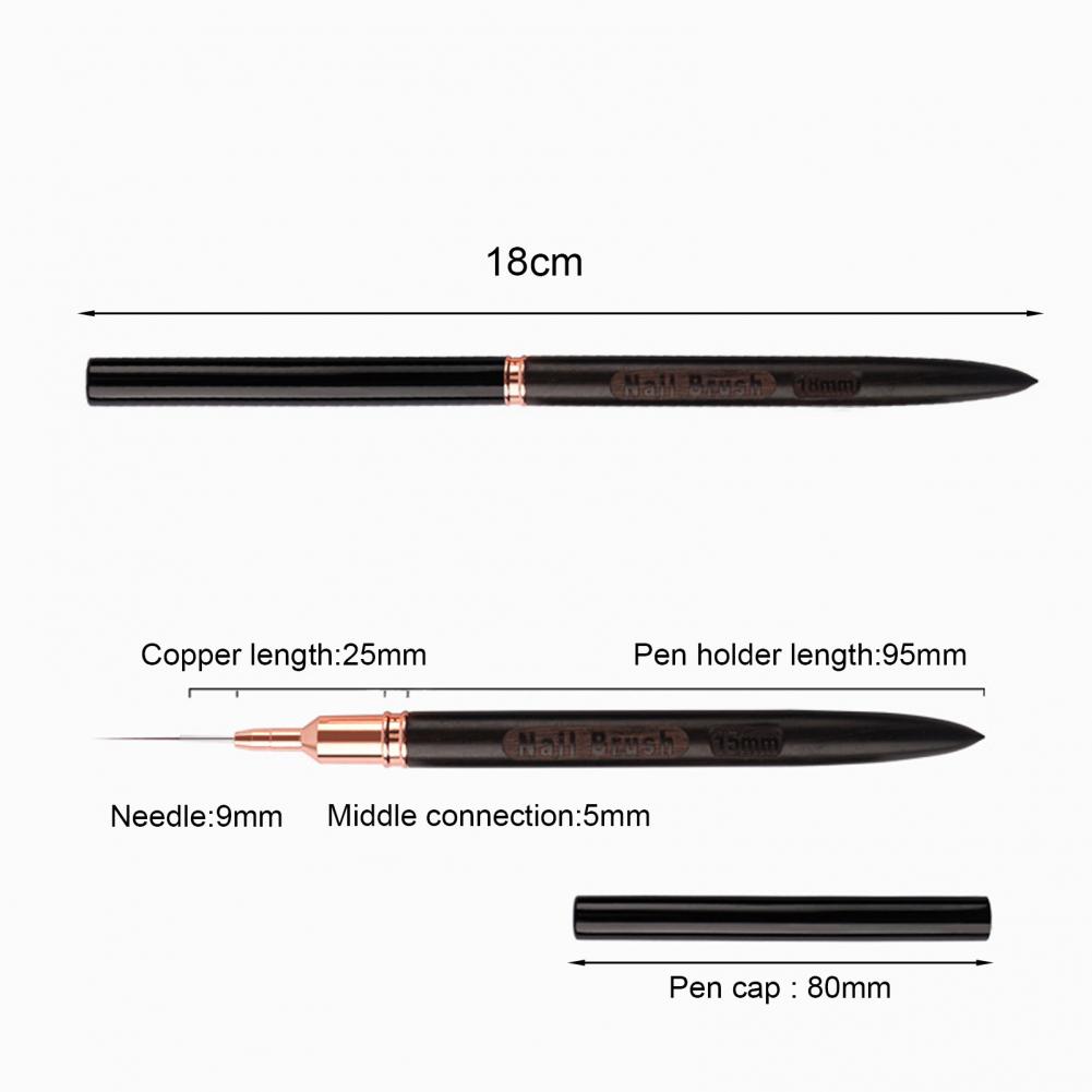 Fijne Detail Nagelkwast 6/9/12 - Nail Art Brush Set recensie en prijs