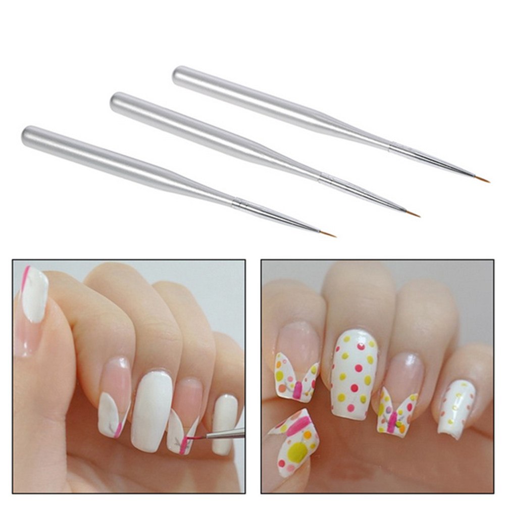 3-delige set nagelkunst liner  - Nail Art Brush Set recensie en prijs