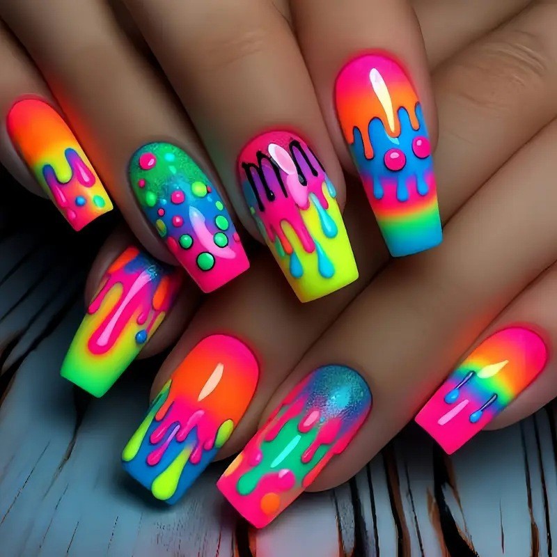 24 stks/set korte Medium Lange - Press On Nail Set recensie en prijs
