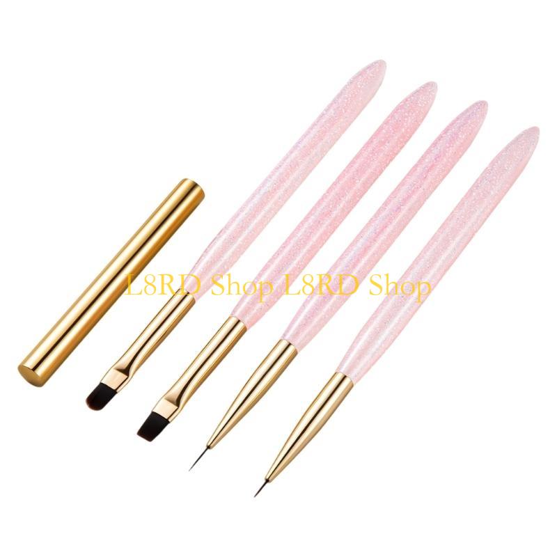 L8RD 4 stks Nagels Art Pensele - Nail Art Brush Set recensie en prijs