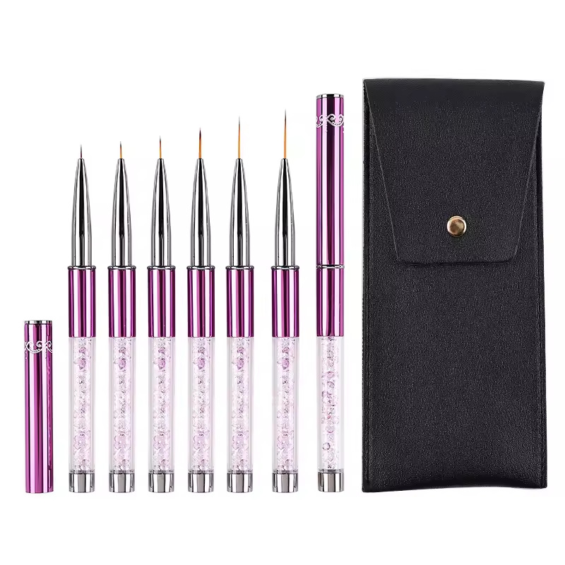 6-delige set acryl Franse stre - Nail Art Brush Set recensie en prijs
