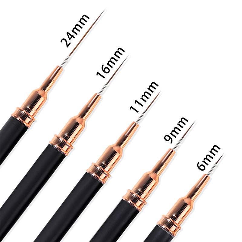 Z. 5 stks/set Professionele Na - Nail Art Brush Set recensie en prijs