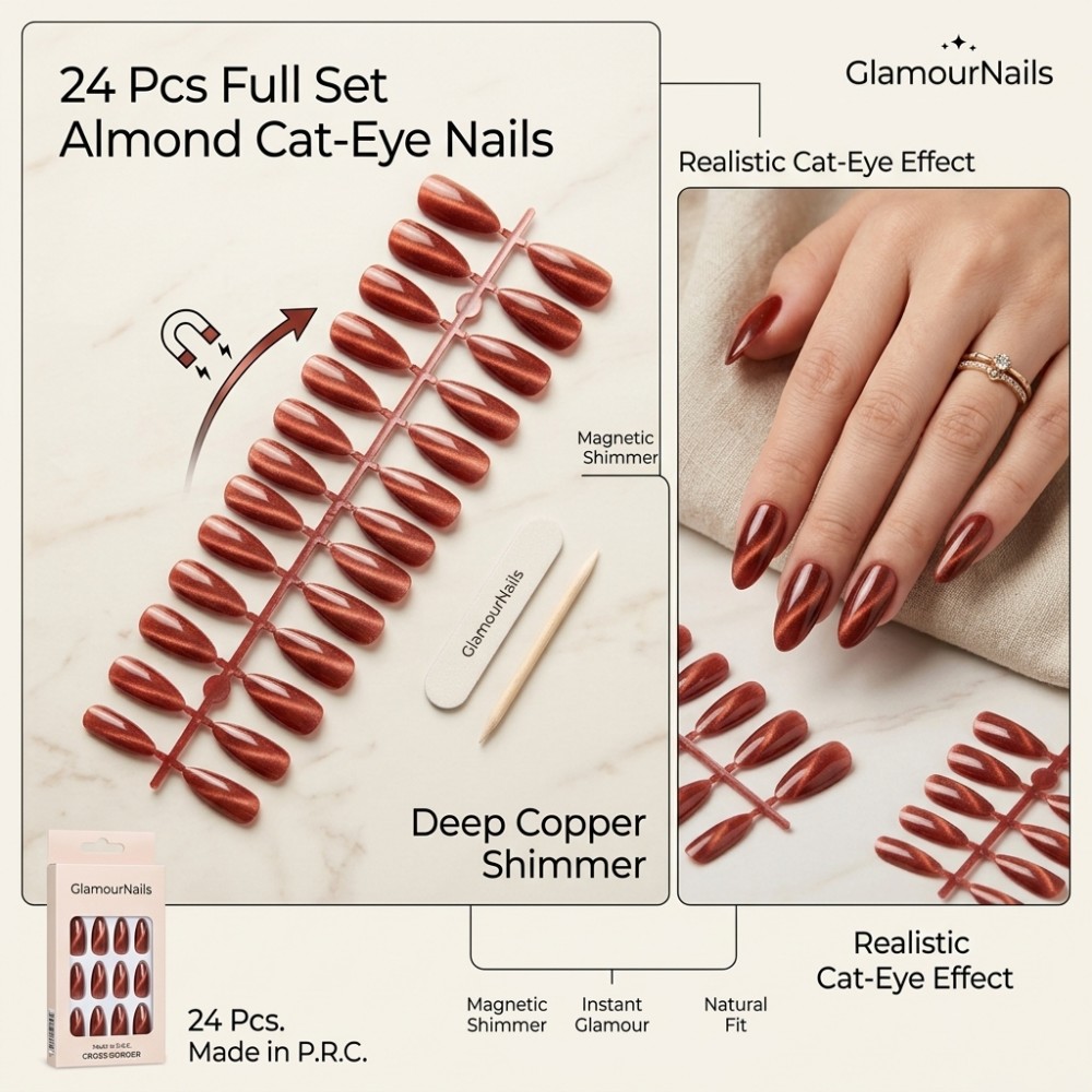 24 stuks Forest Glimmer Collec - Press On Nail Set recensie en prijs