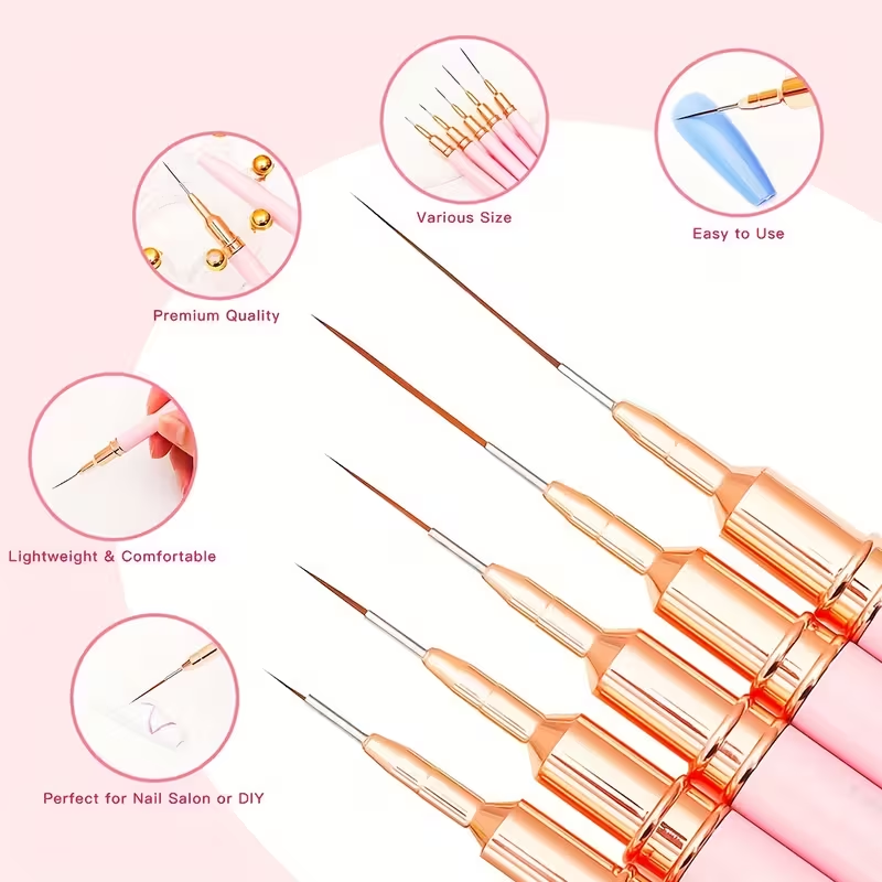 15-delige professionele nagelk - Nail Art Brush Set recensie en prijs