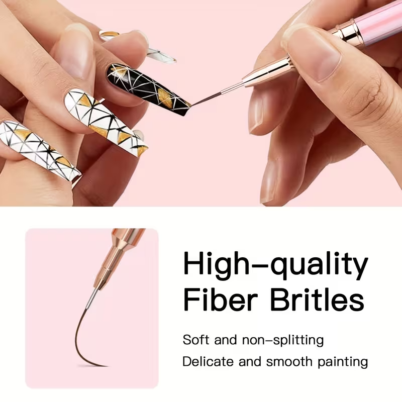 15-delige professionele nagelk - Nail Art Brush Set recensie en prijs