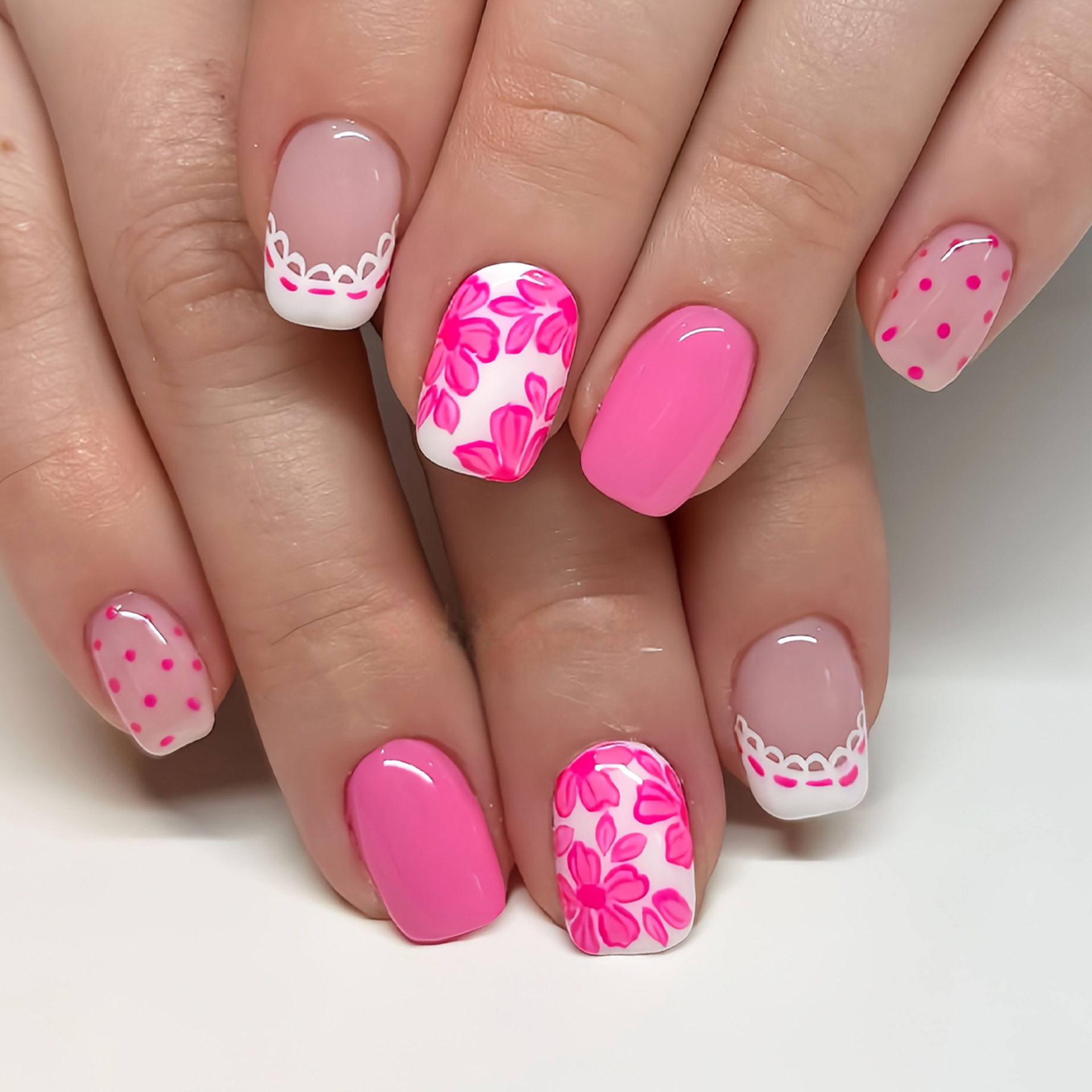 Korte vierkante nepnagels voor - Press On Nail Set recensie en prijs