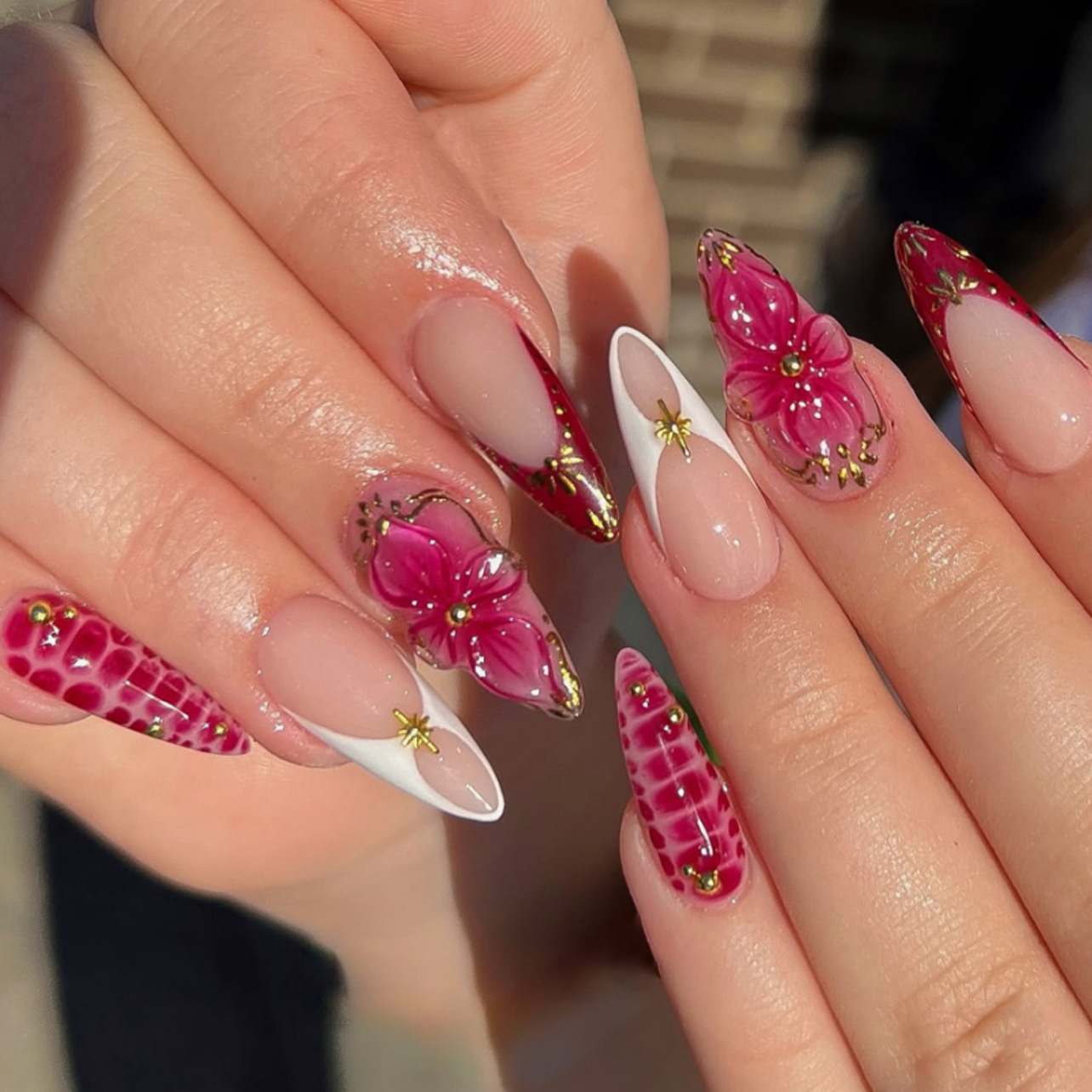 24 stuks afgewerkte amandelvor - Nail Art Flower recensie en prijs