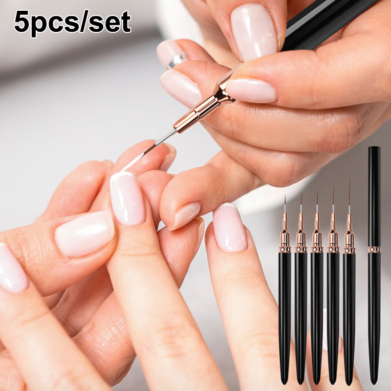 # 5 stks/set Professionele Nai - Nail Art Brush Set recensie en prijs