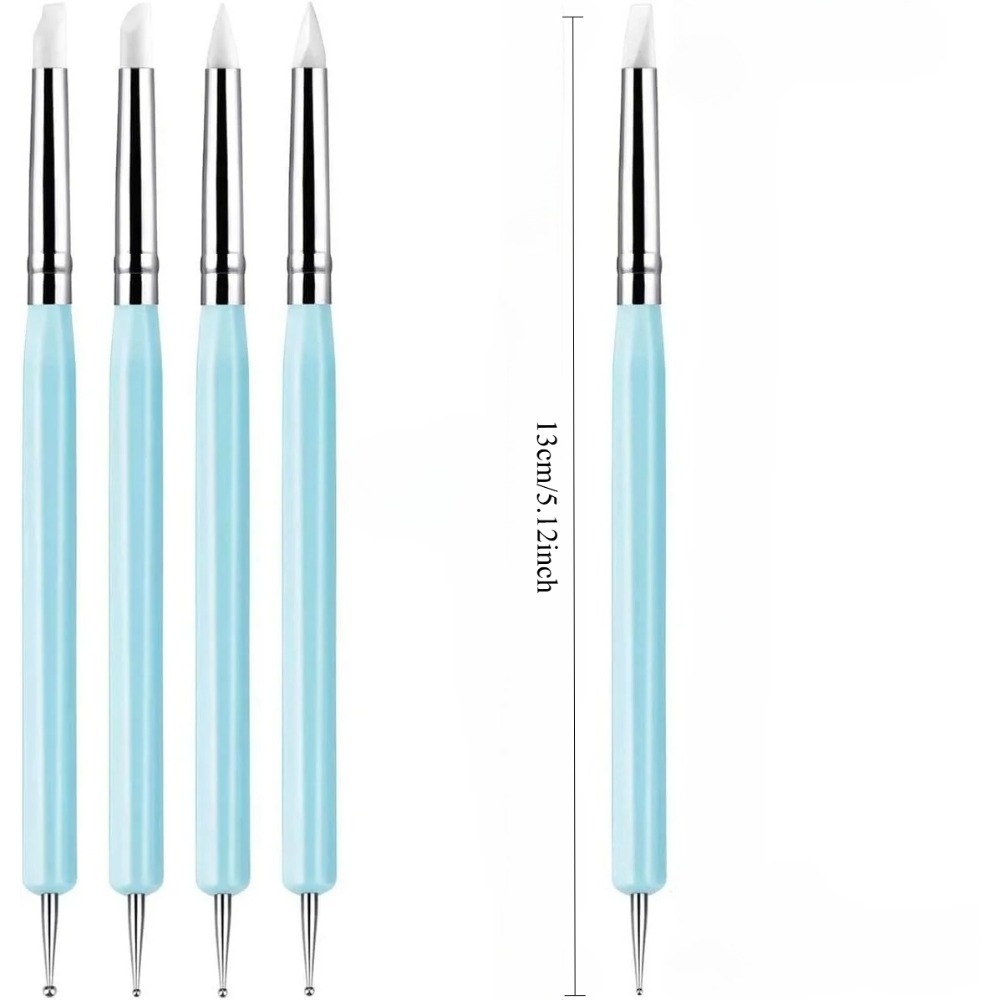 5PCS Siliconen Klei Beeldhouwe - Nail Art Kaki recensie en prijs