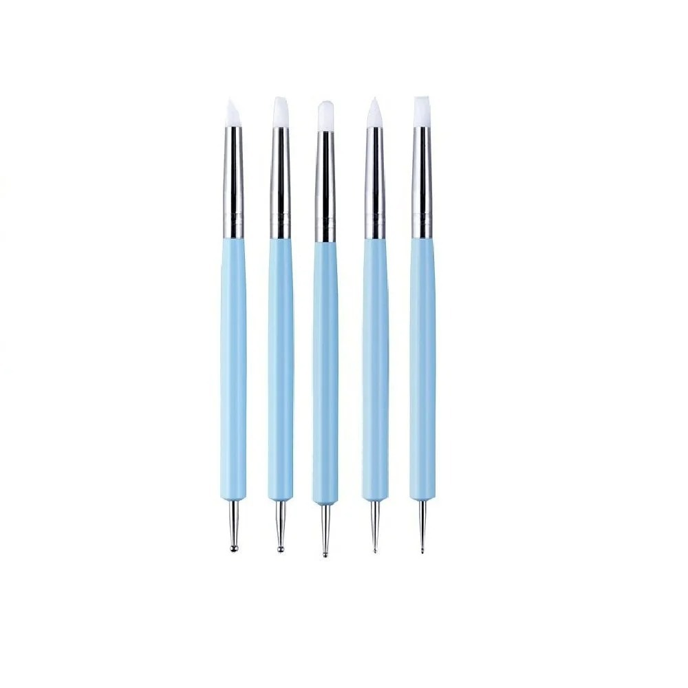 5PCS Siliconen Klei Beeldhouwe - Nail Art Kaki recensie en prijs