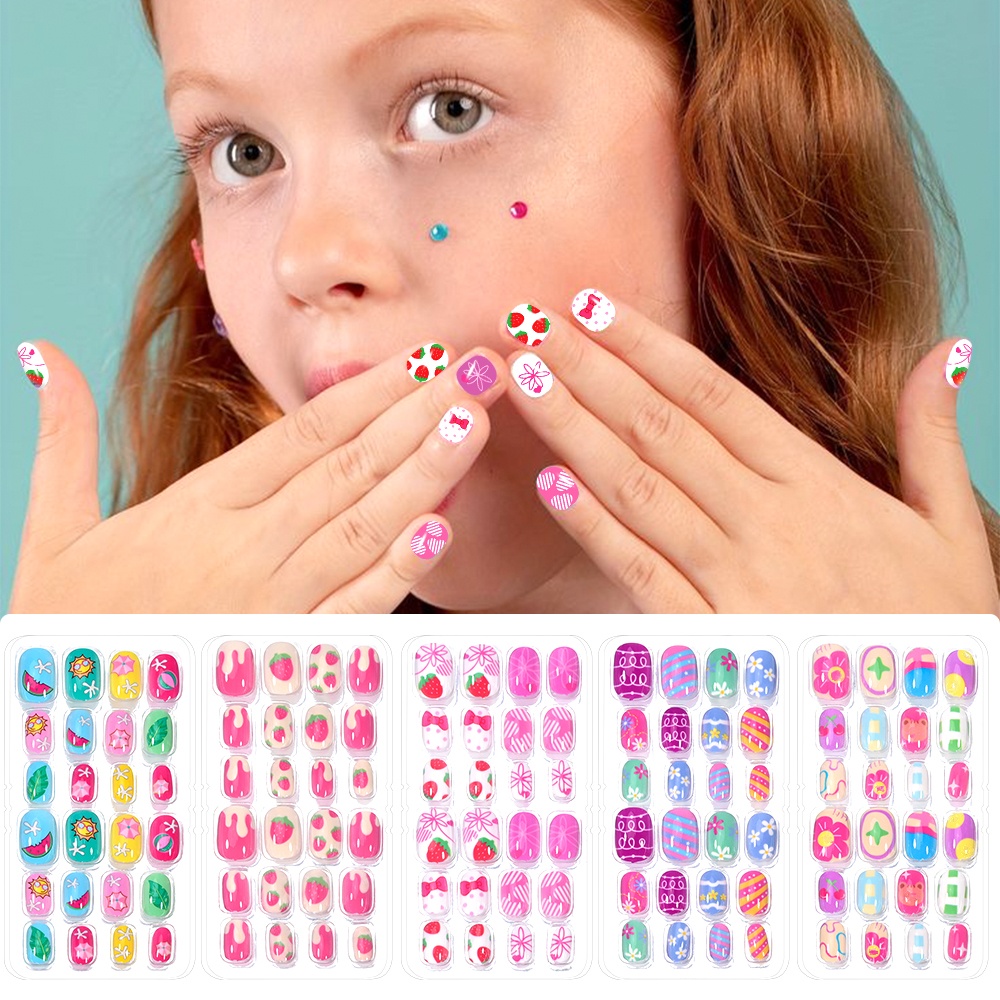 120-delig 5-set Candy Kids Pre - Press On Nail Set recensie en prijs