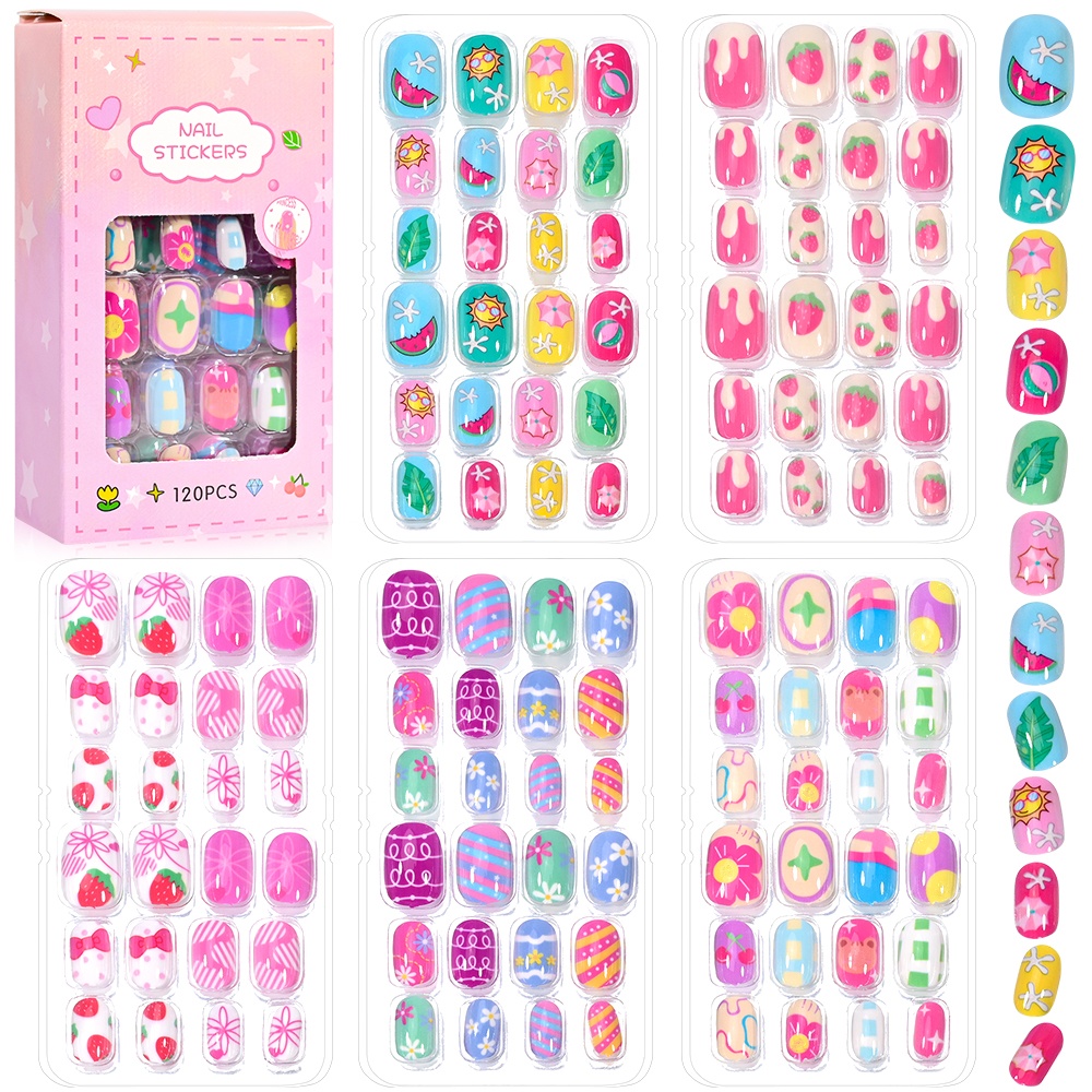 120-delig 5-set Candy Kids Pre - Press On Nail Set recensie en prijs