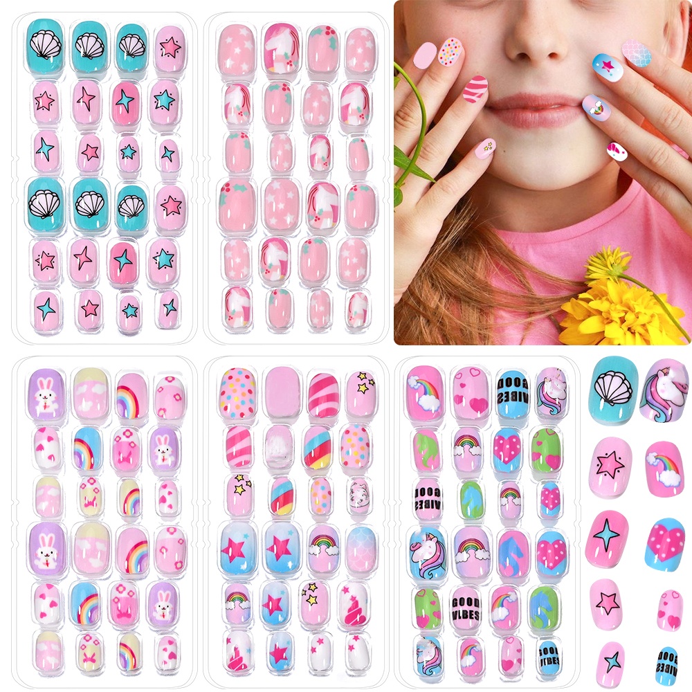 120-delig 5-set Candy Kids Pre - Press On Nail Set recensie en prijs