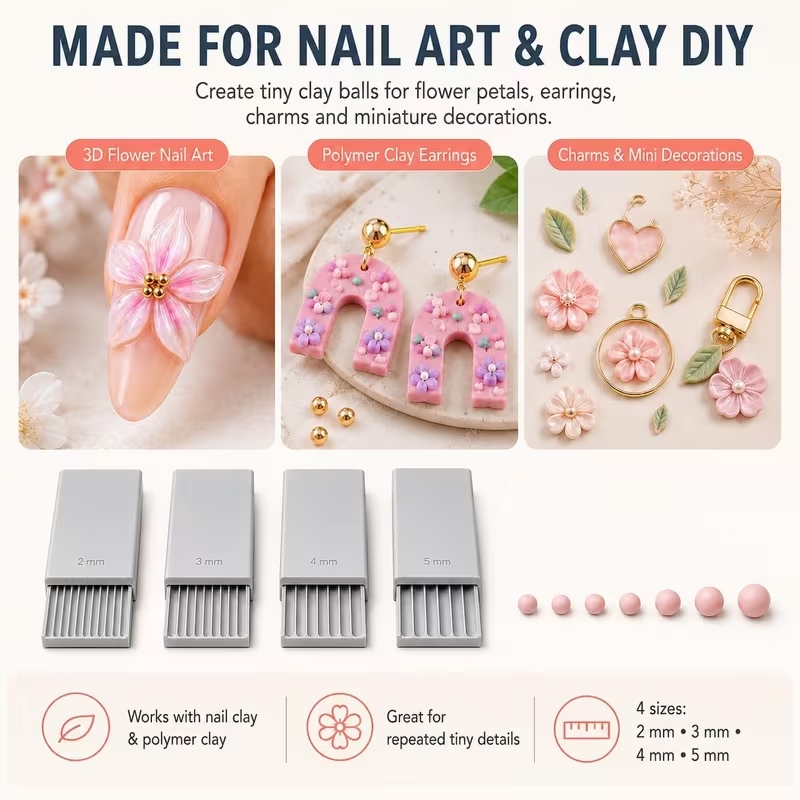 3D Print Clay Gel Ball Maker T - Nail Art Flower recensie en prijs