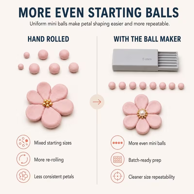 3D Print Clay Gel Ball Maker T - Nail Art Flower recensie en prijs